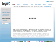 Tablet Screenshot of intexsupply.com
